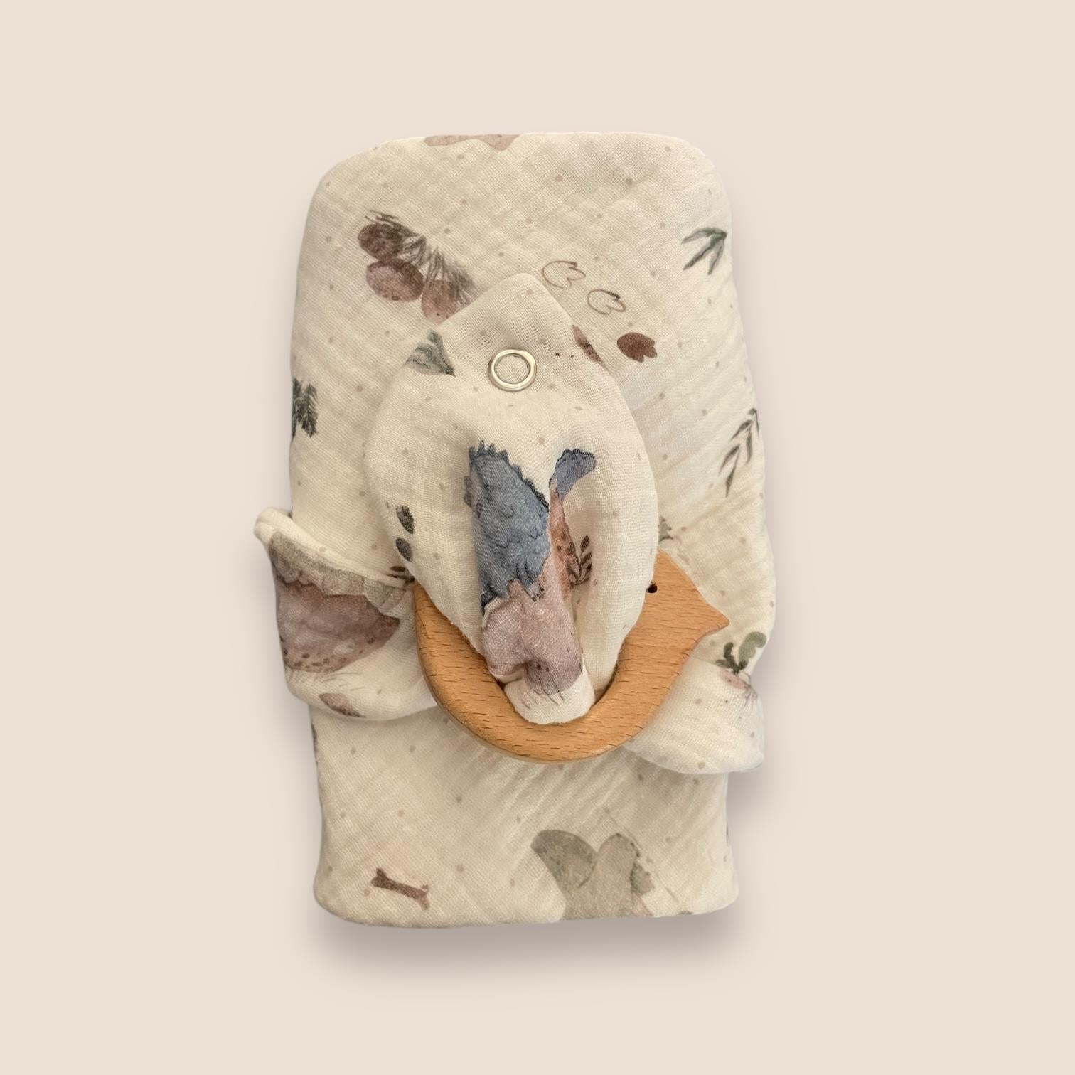 Schmusetuch Dino 'Greifling Vogel'