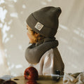 Organic Knit Beanie Khaki