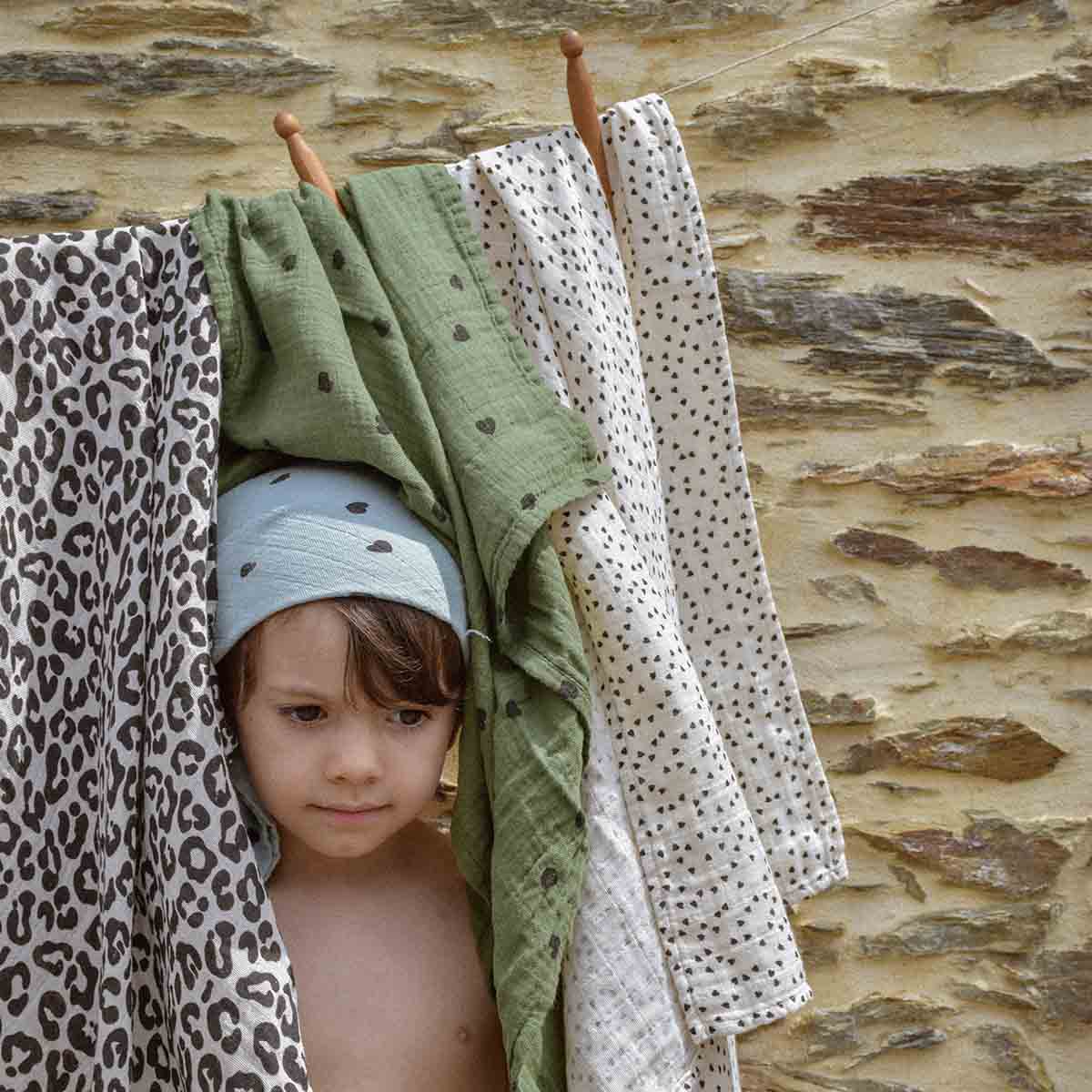 Swaddle Bianca Herz khaki