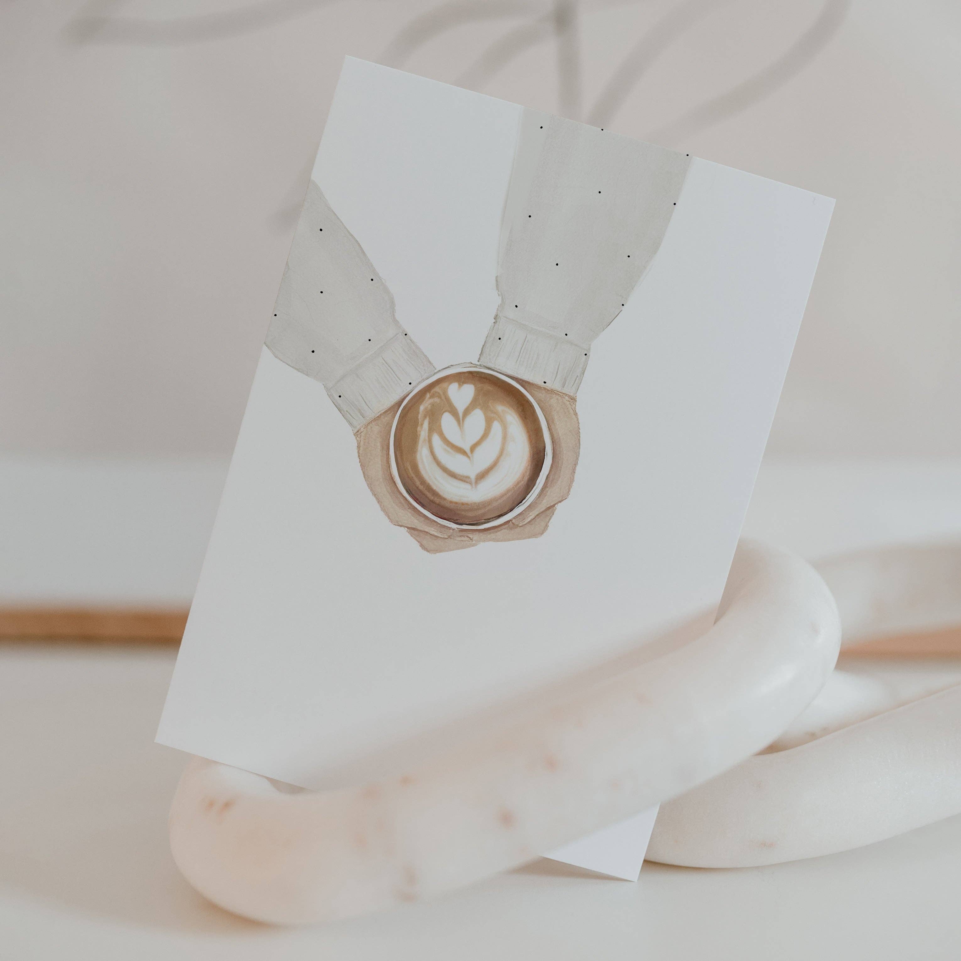 Aquarellkarte Coffee (VE = 10 Stück)