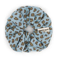 Mini Haargummi Leopard Himmelblau