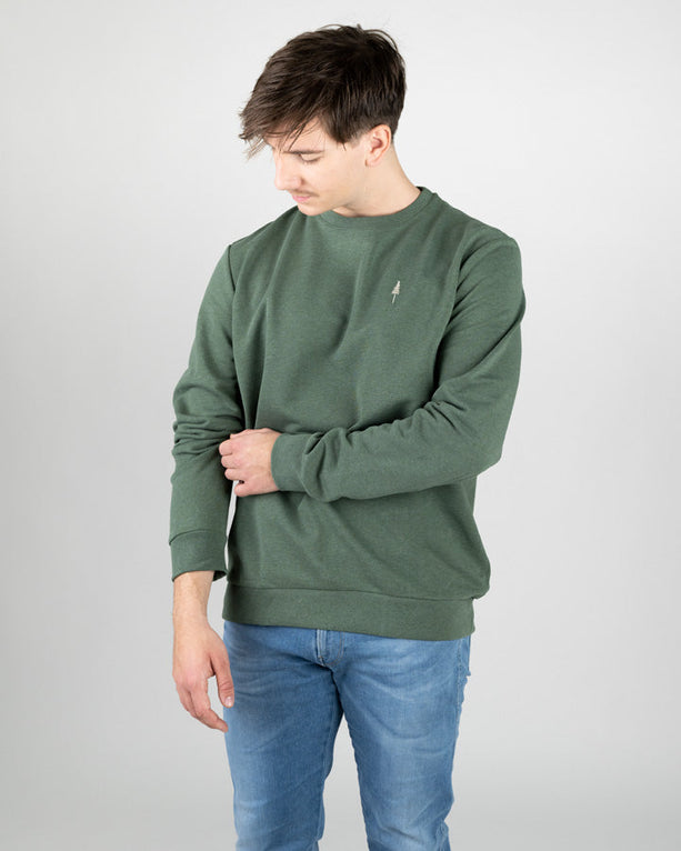 TreeSweater olive mel