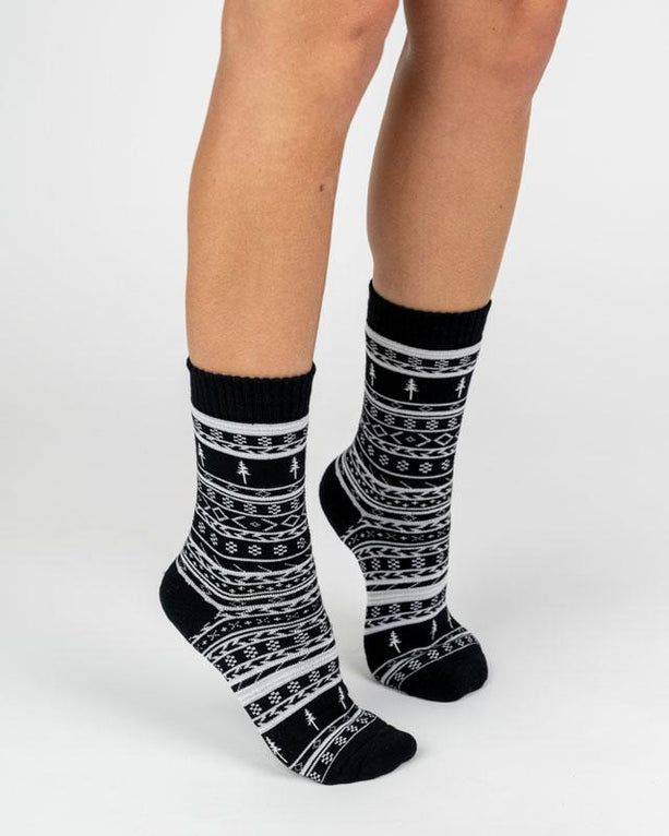 Tree Socks Cosy Norwegian black