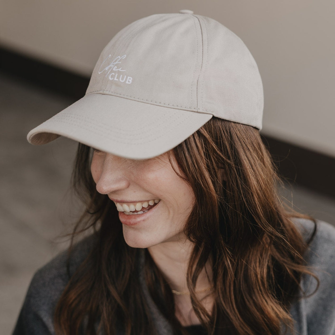 Cap Taupe Coffee club