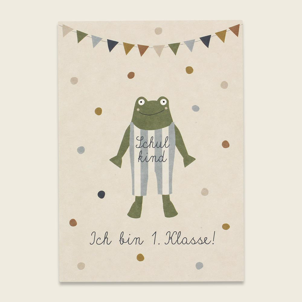 Postkarte | Ich Bin 1. Klasse
