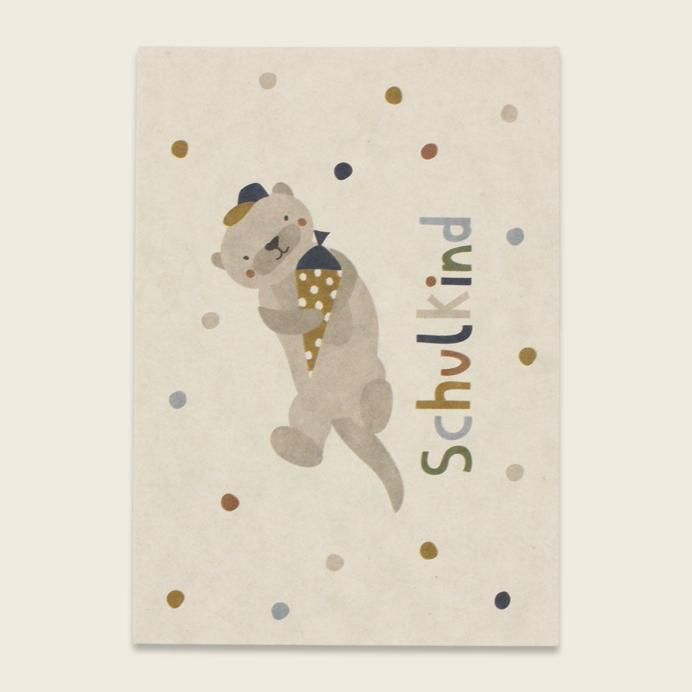 Postkarte | Otter Schulkind