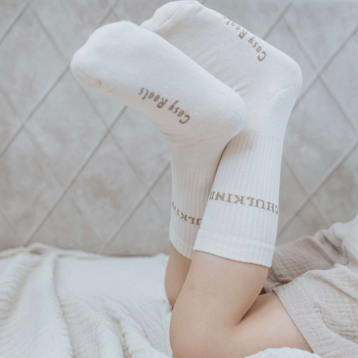 Organic Socks Schulkind - sand