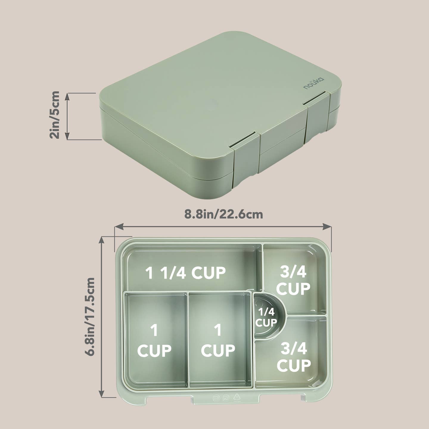 noüka Grand Bento Brotdose - Bloom