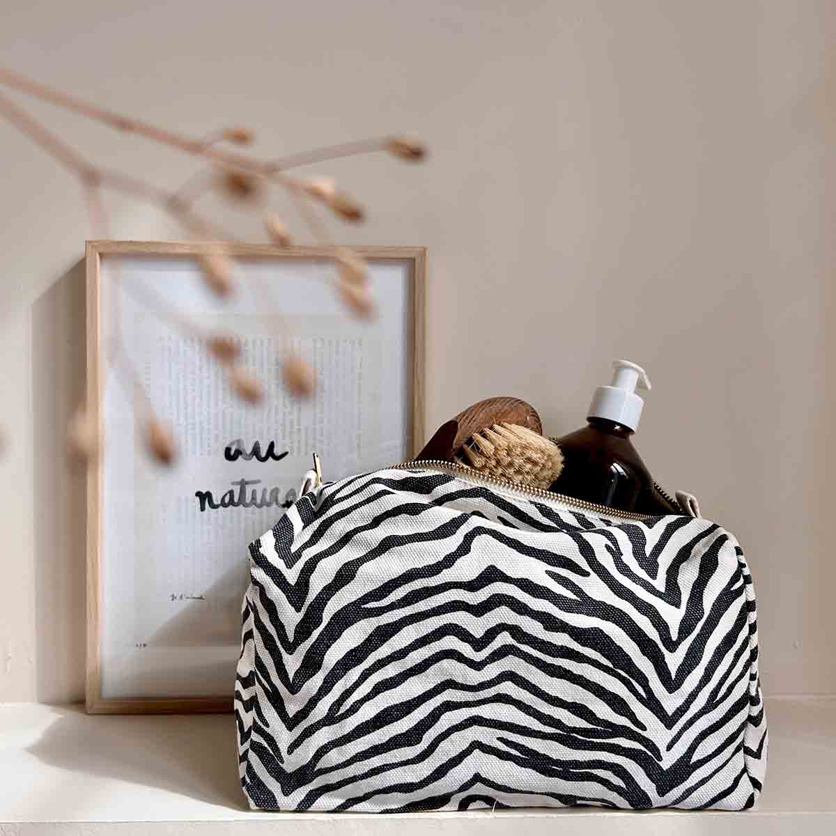 Necessaire VIC zebrou greige