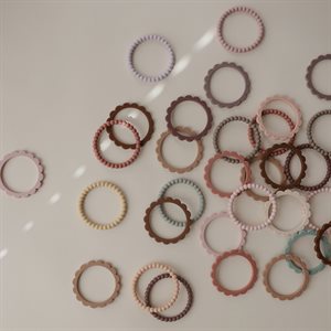 Pearl Teether Bracelet  3er Set Mellow/Terracotta/Periwinkle
