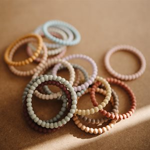 Pearl Teether Bracelet  3er Set Mellow/Terracotta/Periwinkle