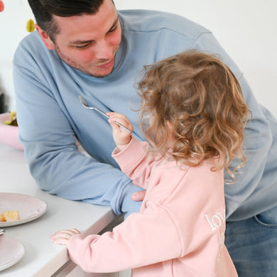 Family Sweatshirt DAD Dusty blue- Forever bonded