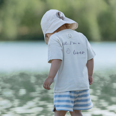 Organic Oversize Shirt sand cookie