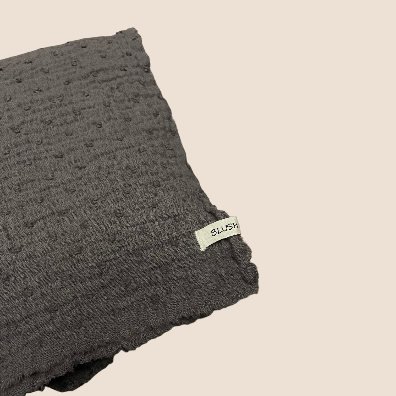 Halstuch dobby dark grey