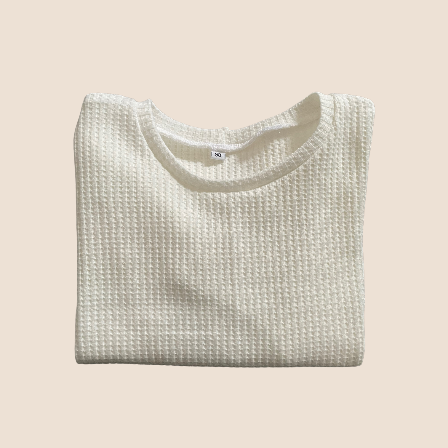 Sweatshirt Waffle ecru