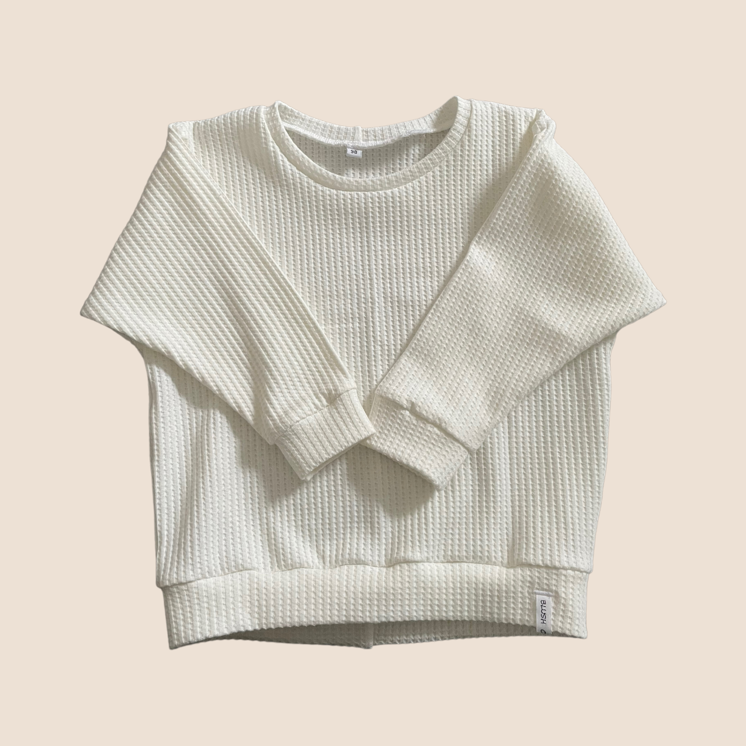 Sweatshirt Waffle ecru