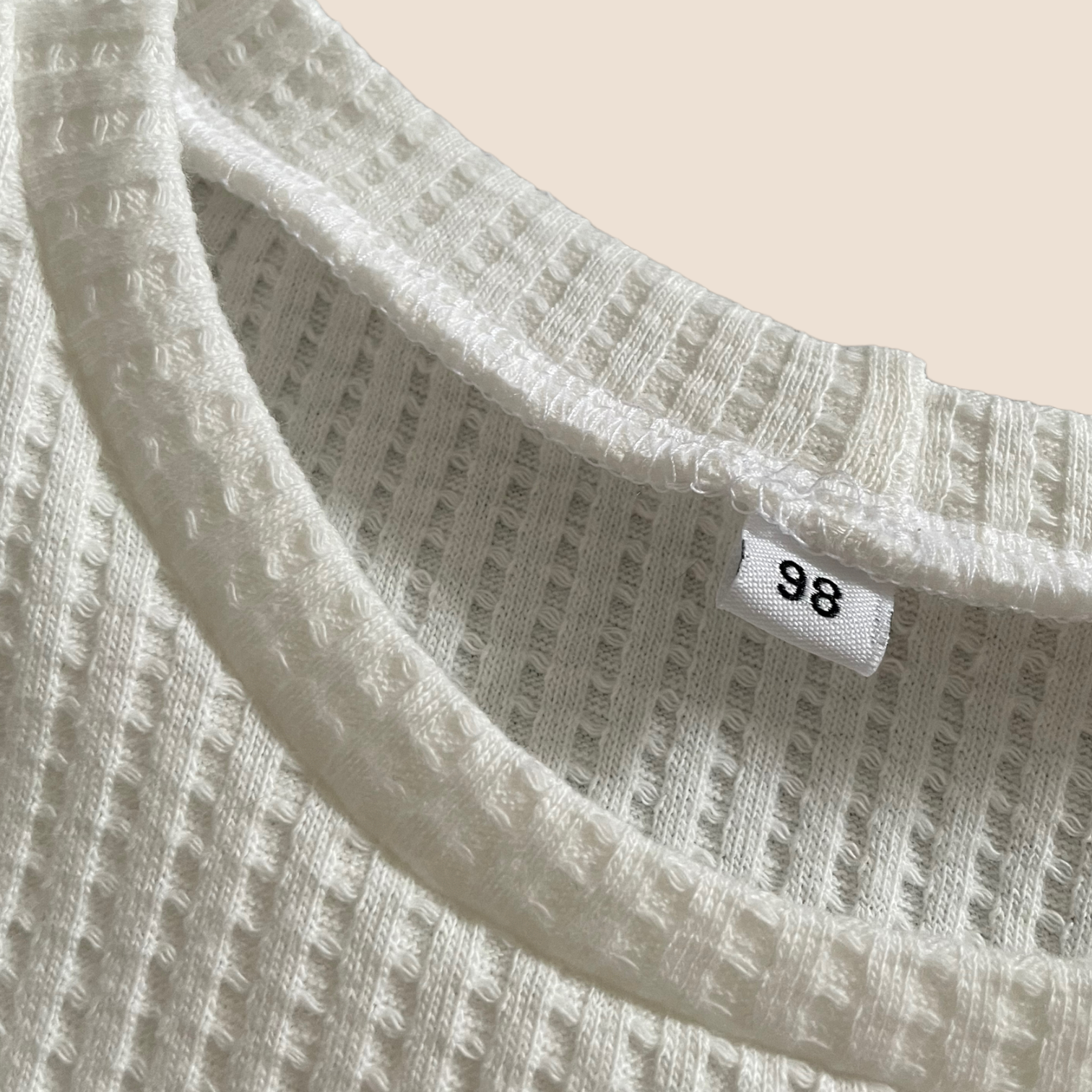 Sweatshirt Waffle ecru