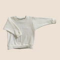 Sweatshirt Waffle ecru