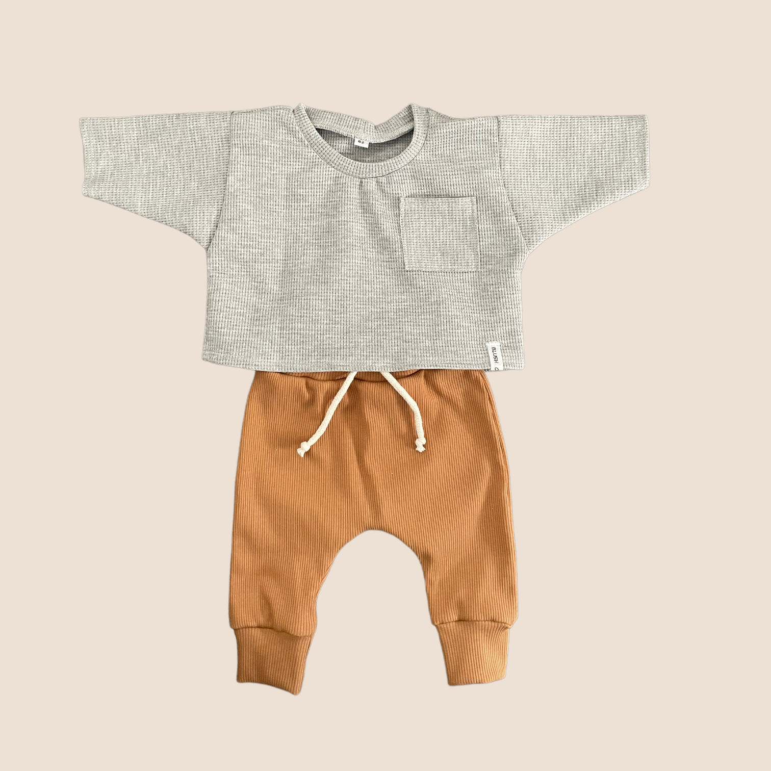Harem Hosen Beige melliert