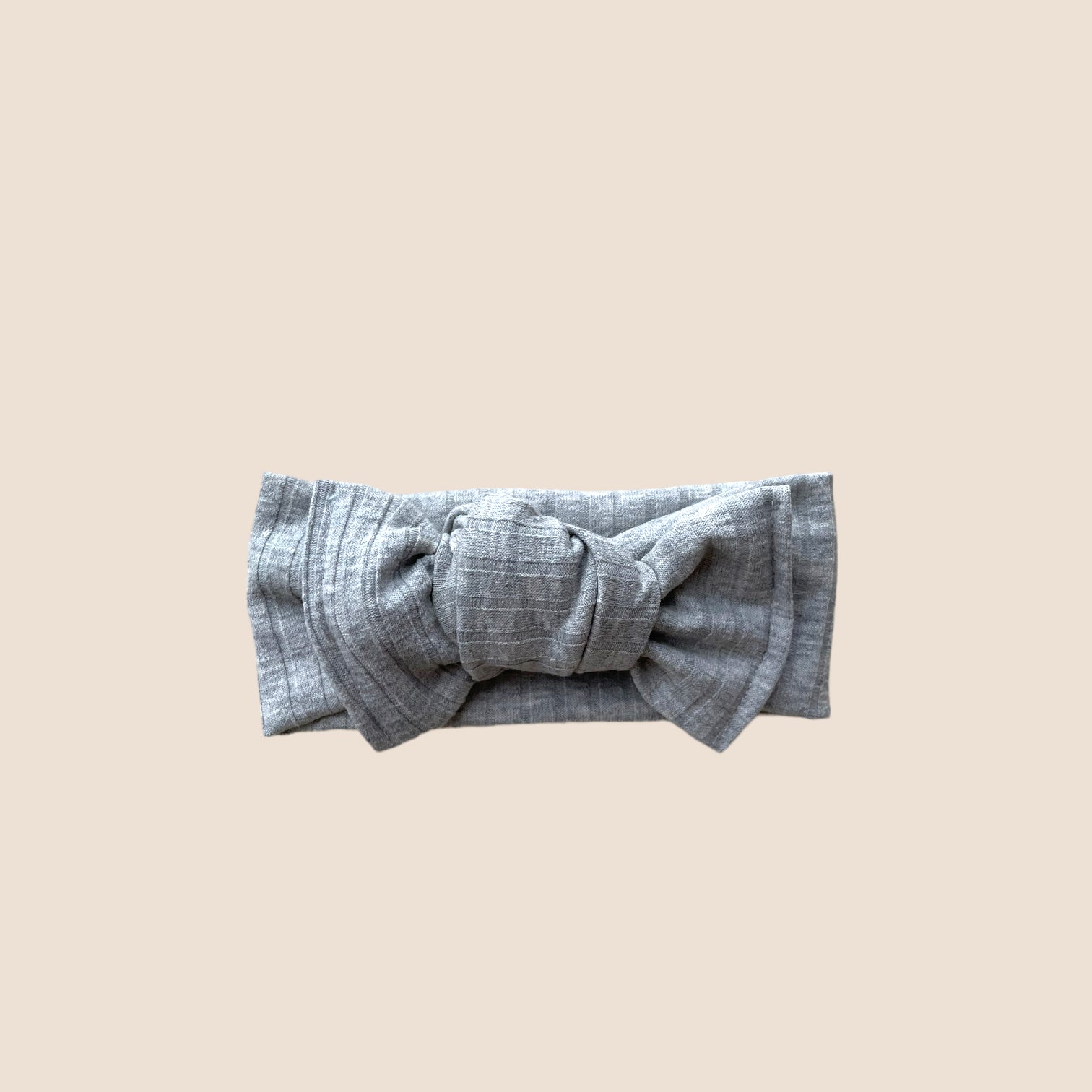 Haarband rib grey