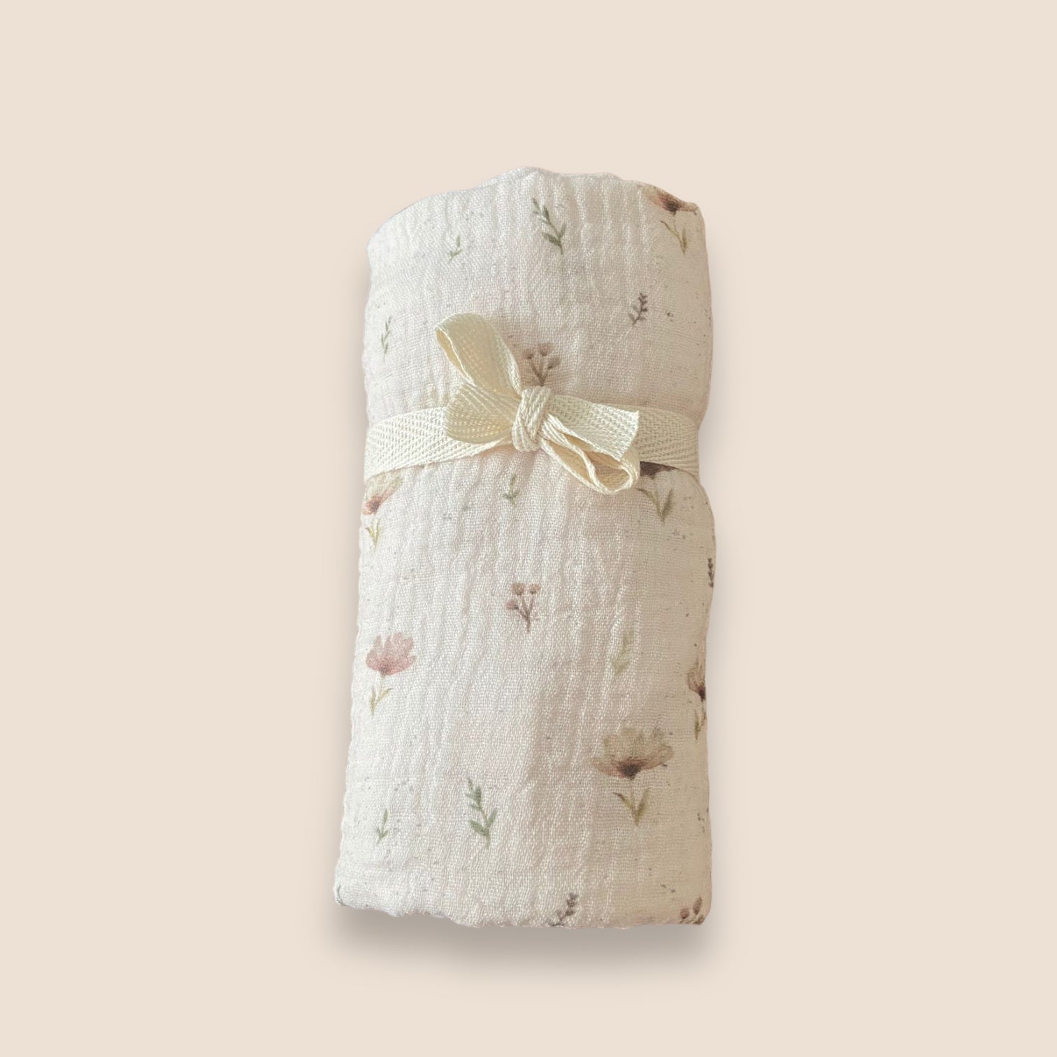 Musselintuch boho flowers