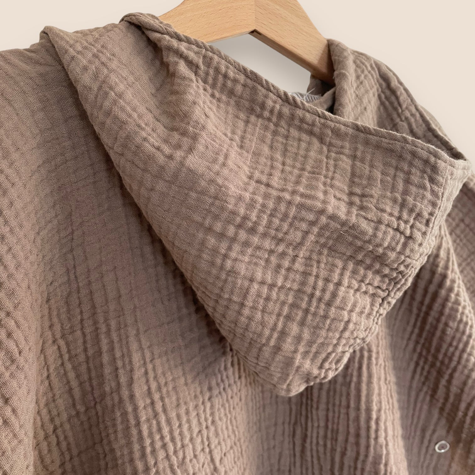 Badeponcho taupe