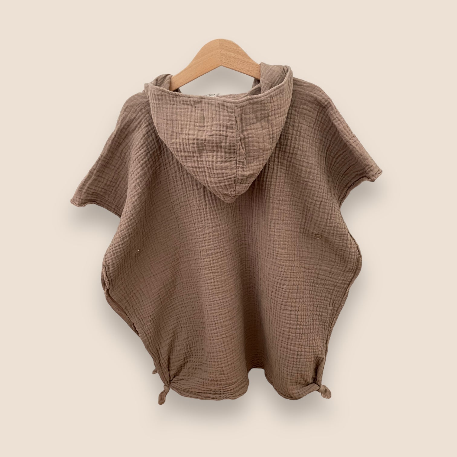 Badeponcho taupe