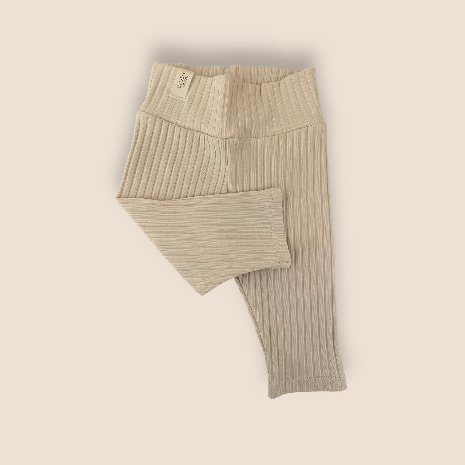 Leggings Rippe natural