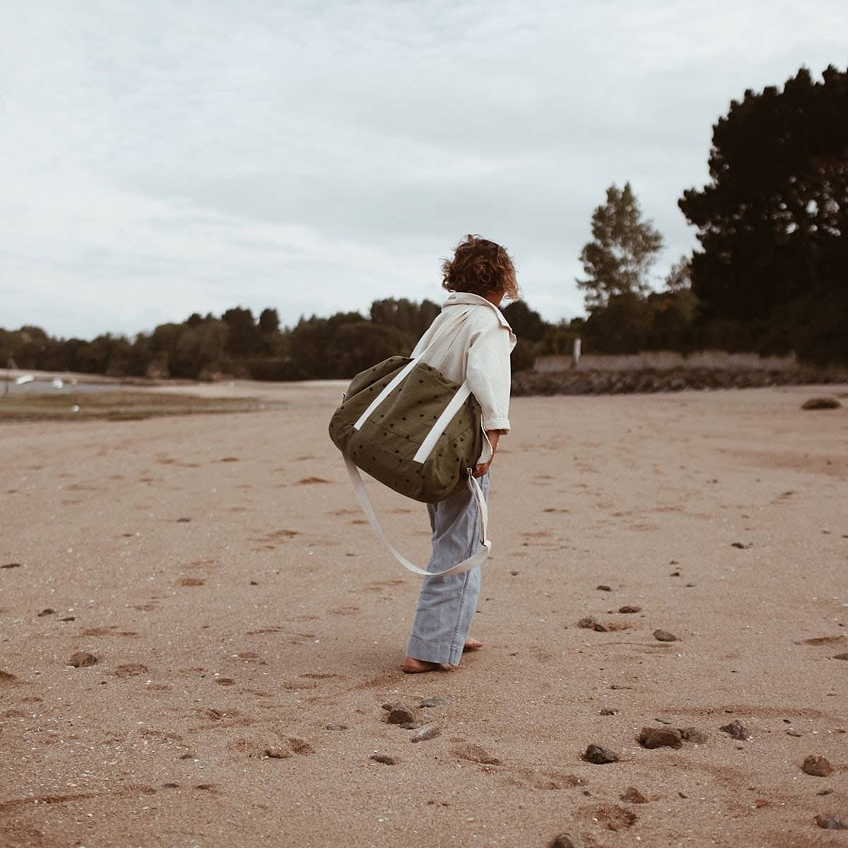 Weekend Bag Raphael khaki heart
