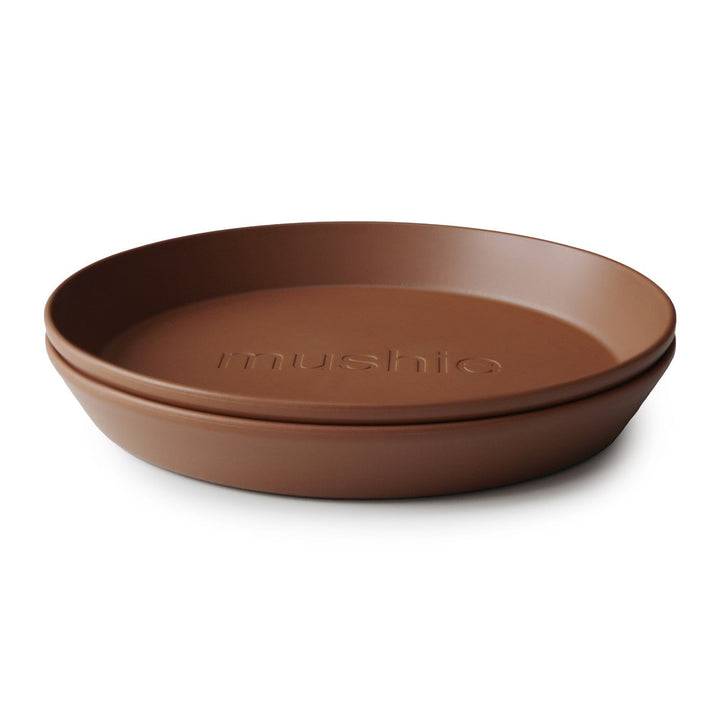 Teller rund Caramel