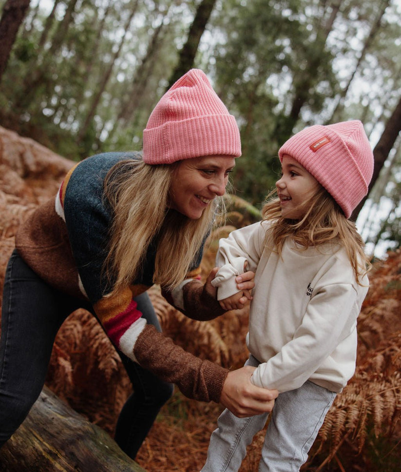 Beanie Flow Pink Adultes