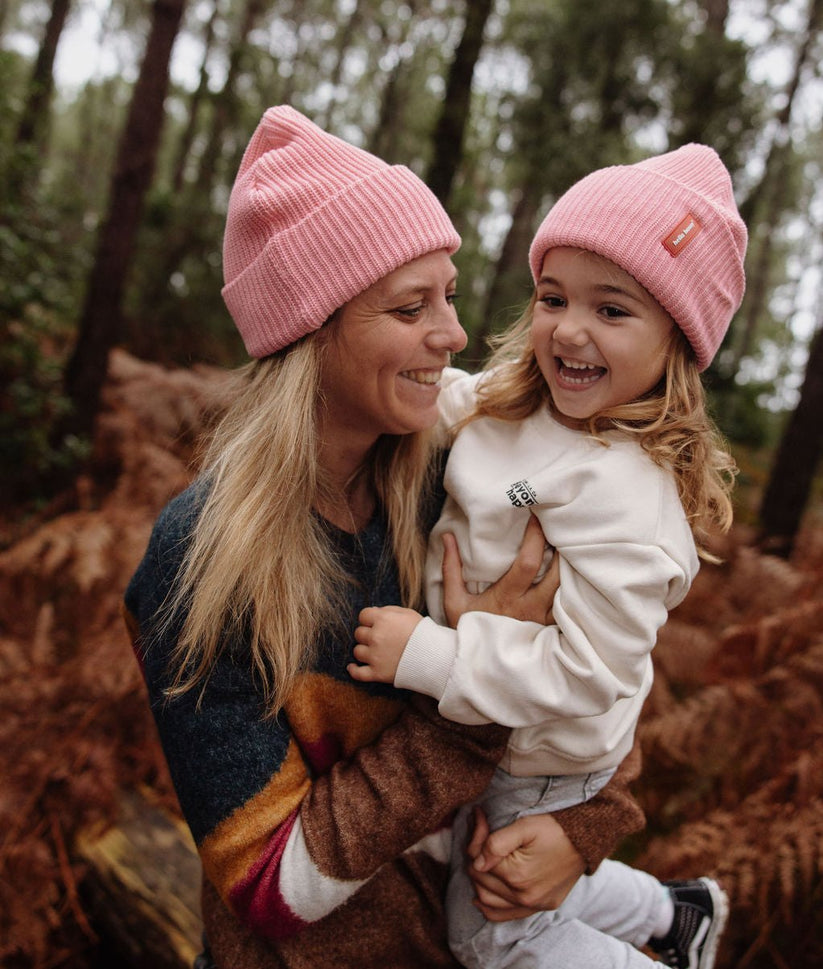 Beanie Flow Pink Adultes