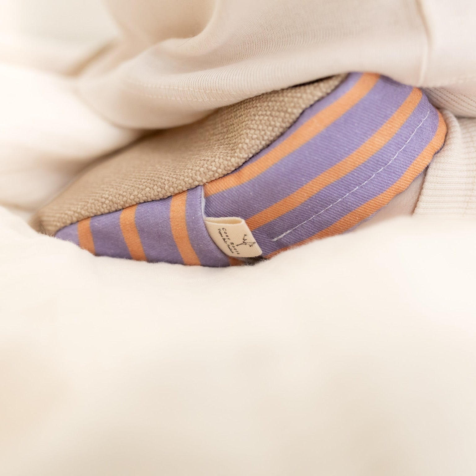 Schühchen Sunset Sorbet (lavender/orange striped) 2