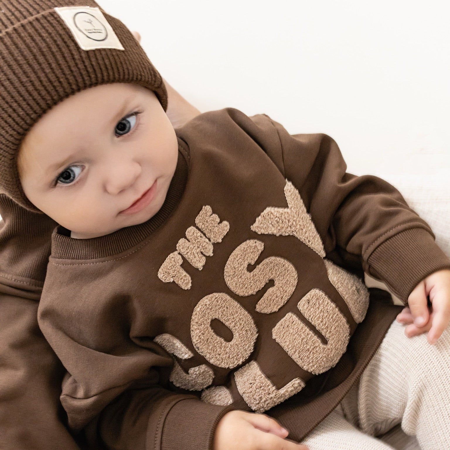 Family Sweatshirt Chocolate brown the Cosy Club