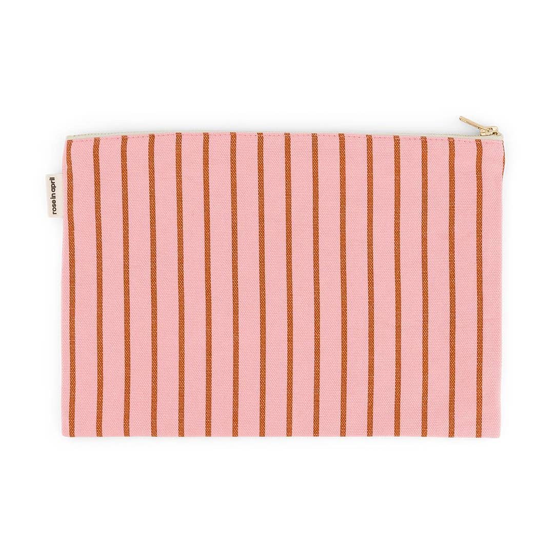 Kosmetiktasche Lili gross tennis Erdbeer/Pecan
