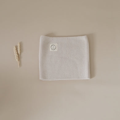 Organic Knit Scarf Sand