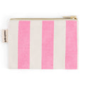Kosmetiktasche Marie klein Neonpink gestreift