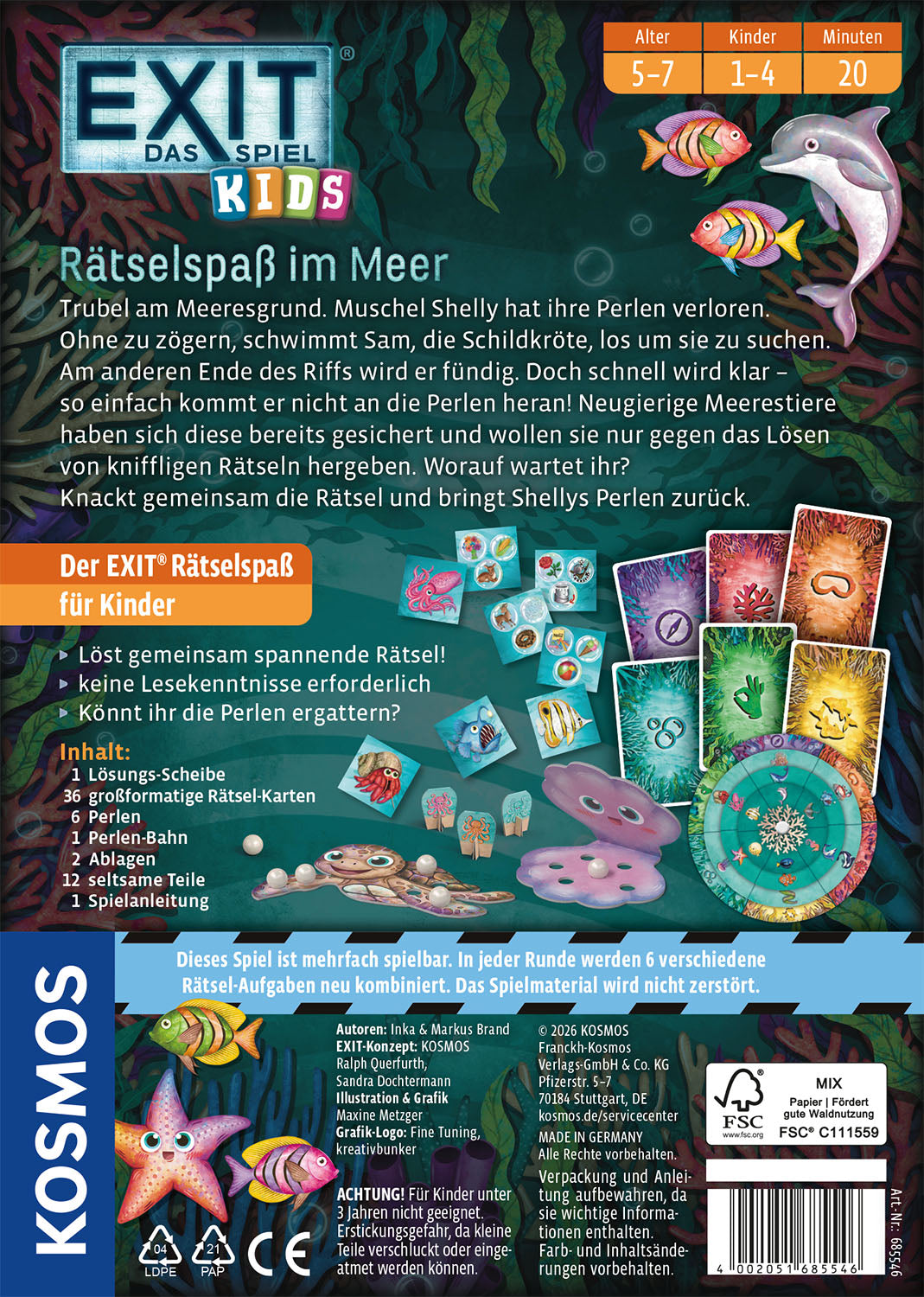 EXIT Kids Rätselspass im Meer Rätselspiel, Blush Couture
