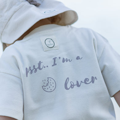 Organic Oversize Shirt sand cookie