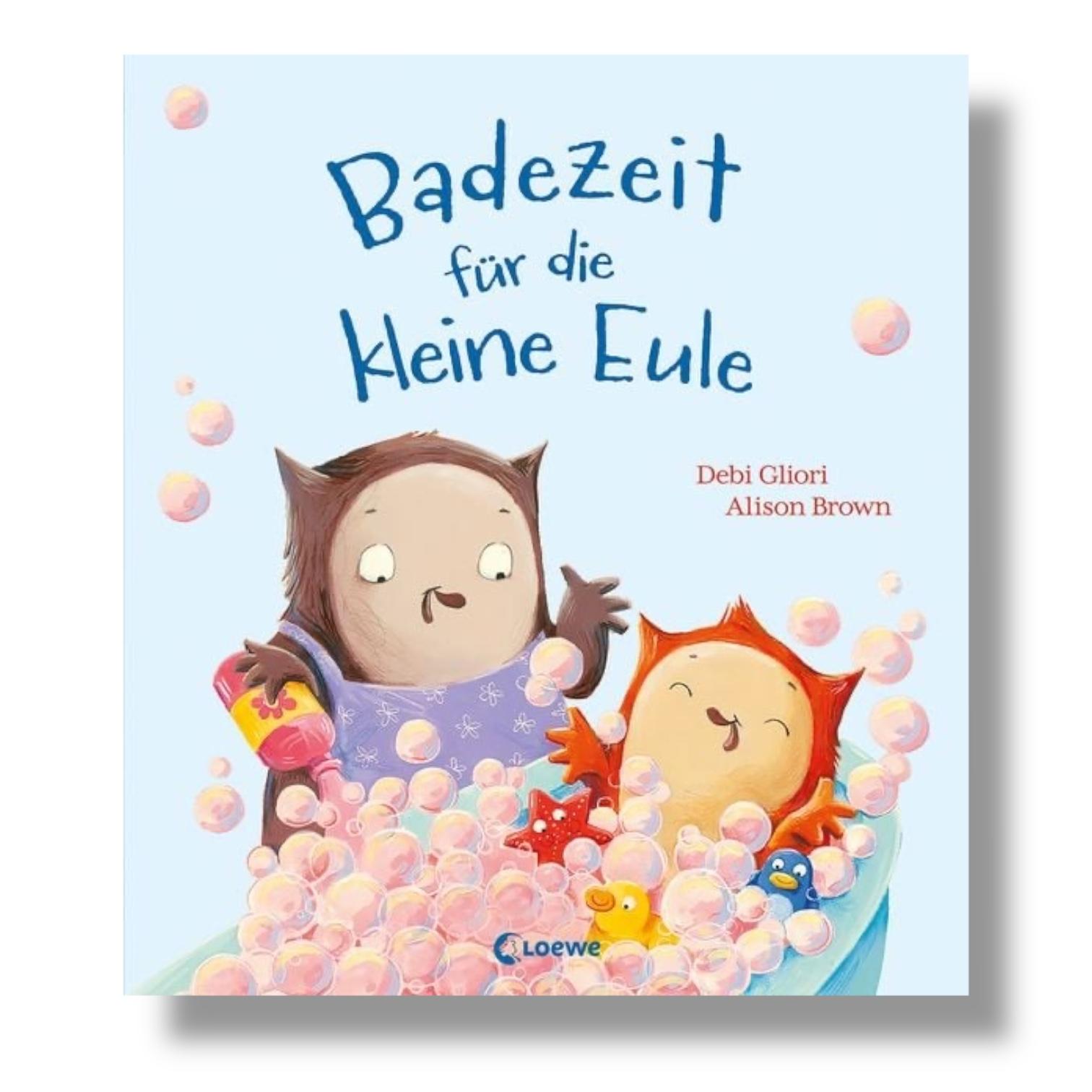 Badezeit für die kleine Eule