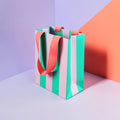Geschenktasche | Größe S Flieder Mint Koralle