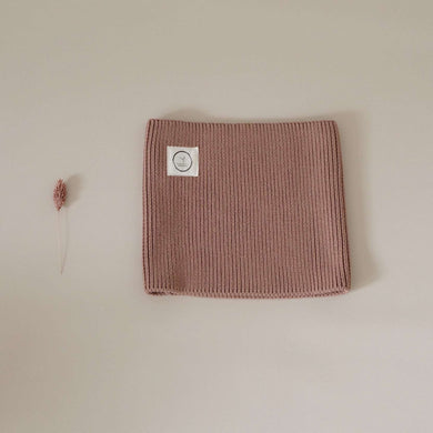 Organic Knit Scarf Walnut