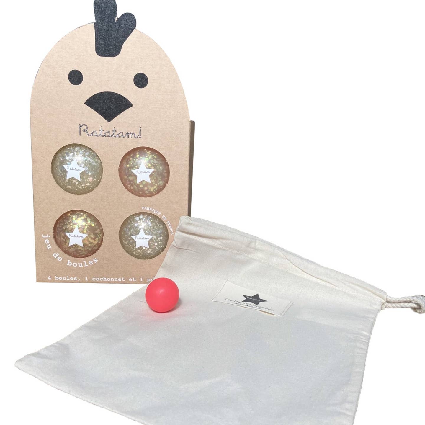 Bubbleballs Petanques silber/rosa