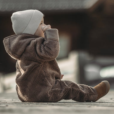 Organic Teddy Overall Mocha