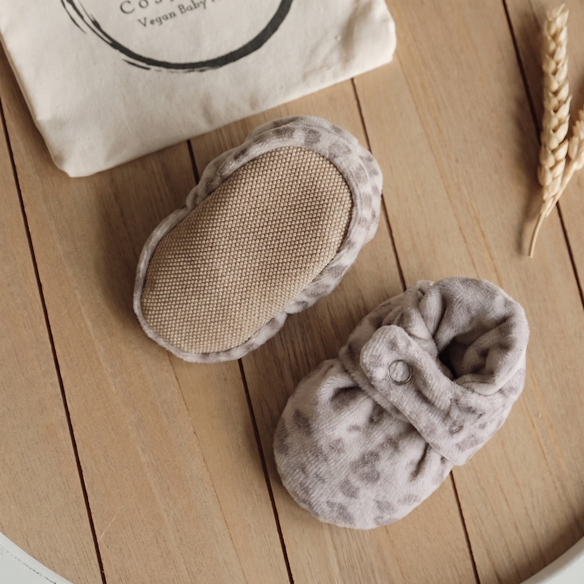 Nicky Booties Leo Macchiato aus Bio-Baumwolle, Ansicht 5, Blush Couture