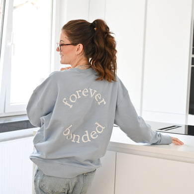 Family Sweatshirt MUM Dusty blue- Forever bonded