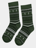 Tree Socks Cosy Norwegian green