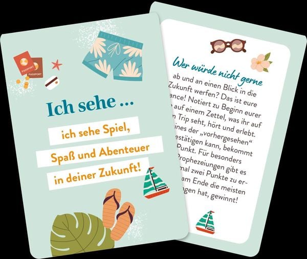 50 Games to go - Kartenbox mit vielen Spielen und Kreativideen für unterwegs