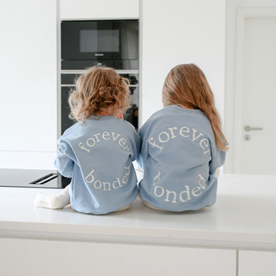 Family Sweatshirt Dusty blue- Forever Bonded