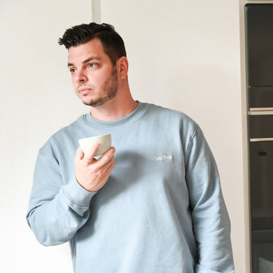 Family Sweatshirt DAD Dusty blue- Forever bonded